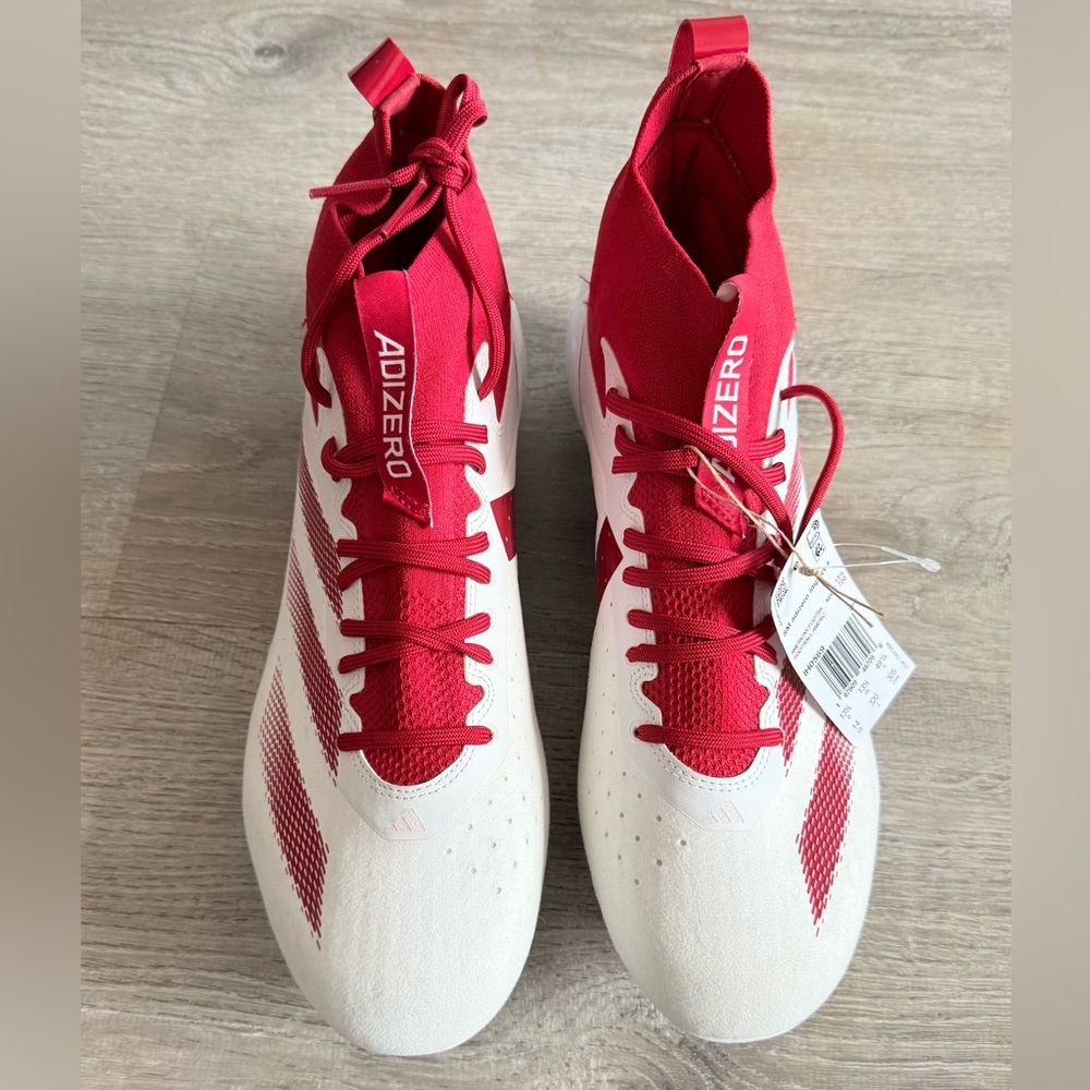 Adidas Adizero Impact + Football Cleat Red Ih0569 Size 14